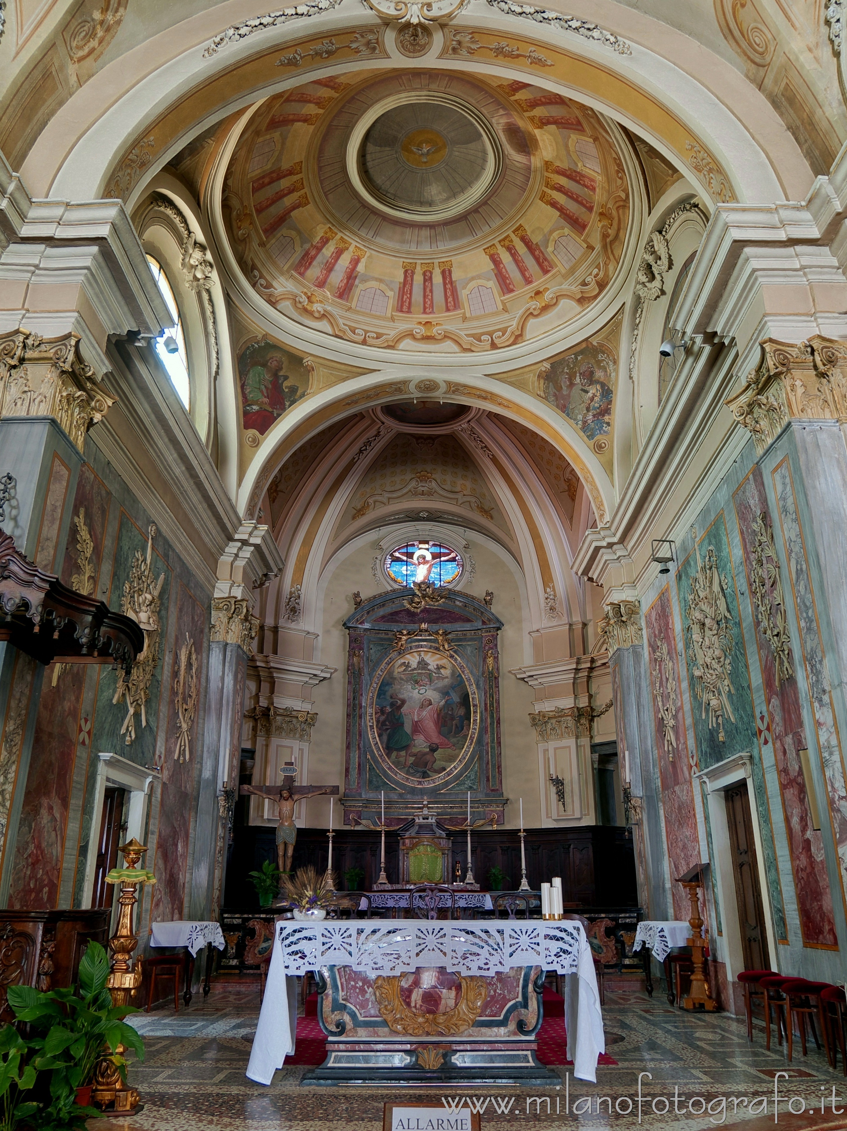 Occhieppo Superiore (Biella) - Presbiterio della Chiesa di Santo Stefano